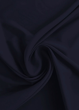Navy Blue Rayon Fabric