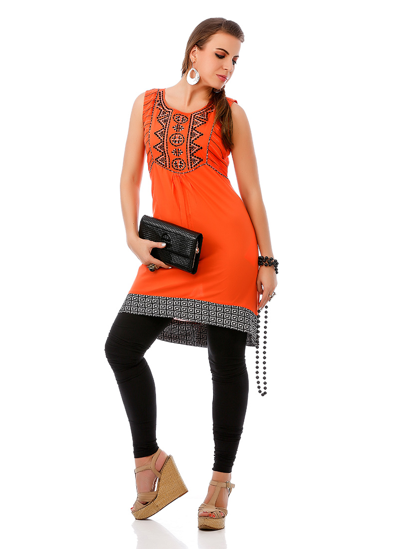 neon colour kurti