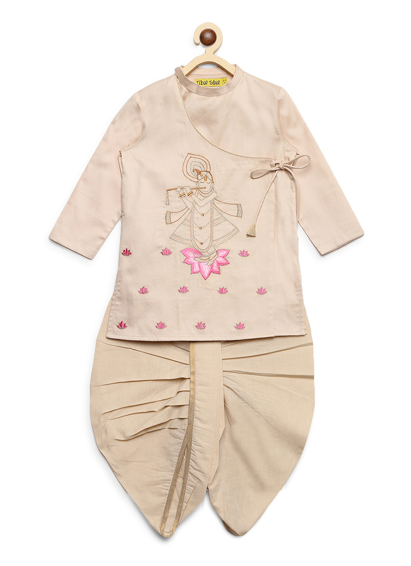 baby boy's dhoti & kurta set