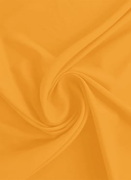 Orange Crepe Plain Fabric