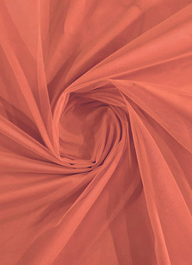 Orange Net Fabric