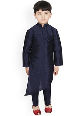 Ornate Silk Dupion Kids Boys Kurta Pyjama