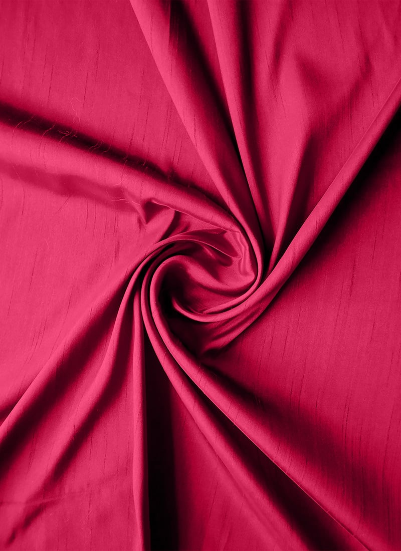 Buy Pink Art Silk Painted Fabric, Art Silk, blended solids Online