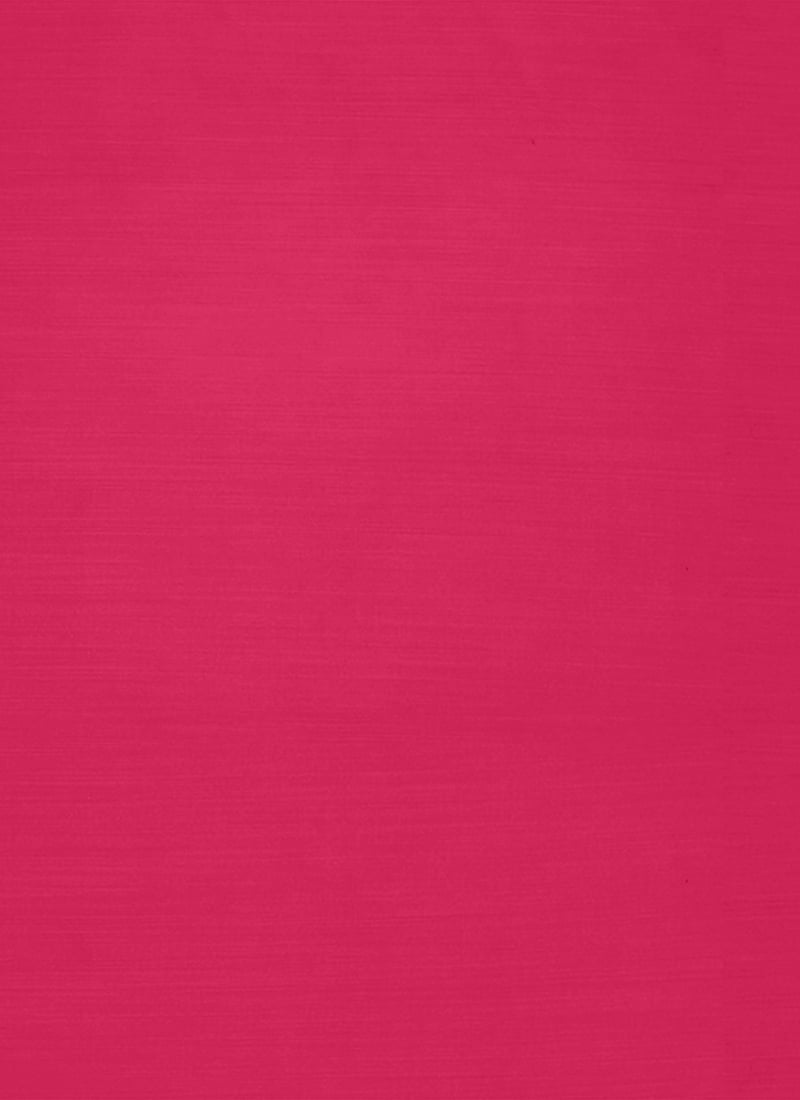 Pink Art Silk Painted Fabric