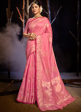 Shop Pink sarees online | Online Pink 