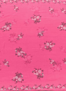 Pink Chiffon Digital Print Dupatta