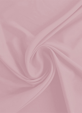 Pink Crepe Plain Fabric