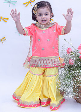 sharara suit for baby girl
