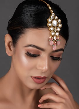 Pink Designer Mangtikka