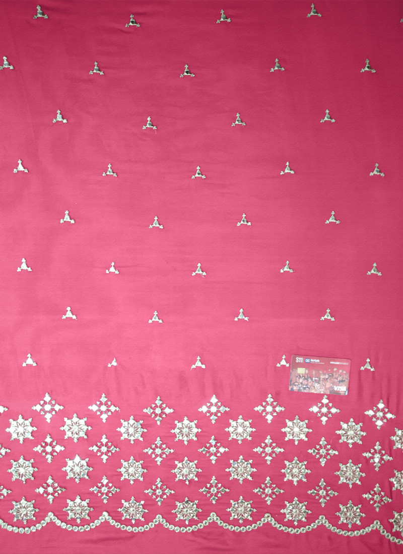 Pink Georgette Fabric