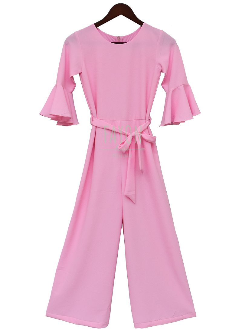 kids pink jumpsuit