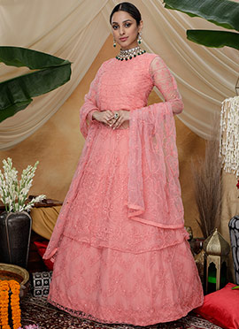 anarkali lehenga saree