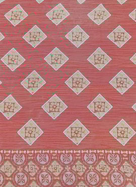 Pink Rayon Mill Print Fabric