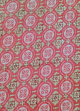 Pink Rayon Mill Print Fabric