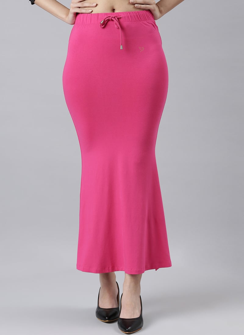 Pink Shock Women Saree Skirt Leisure Wear
