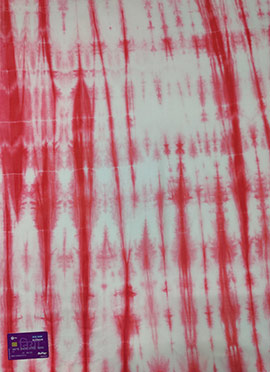Pink Tie N Dye Pure Satin Fabric