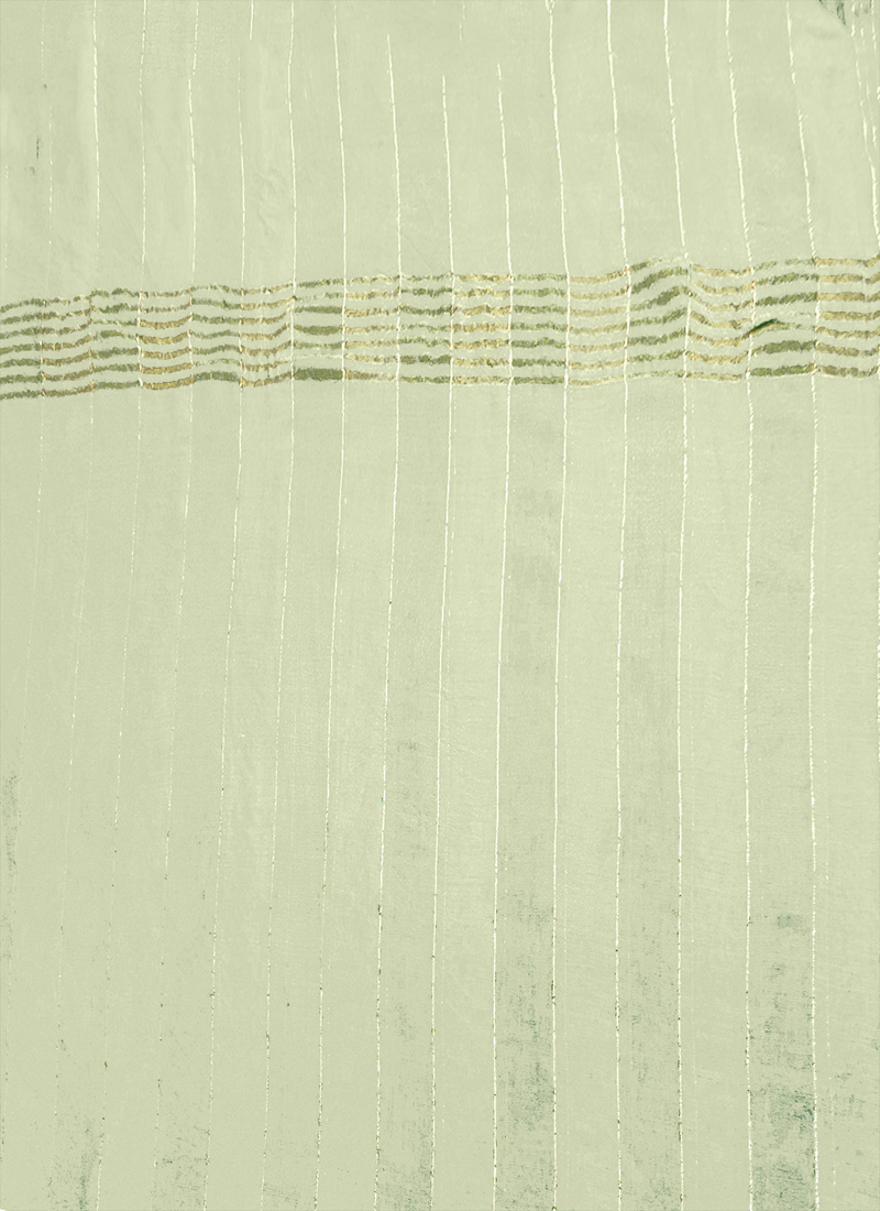 Pista Green Art Silk Zari Dupatta After Six Wear