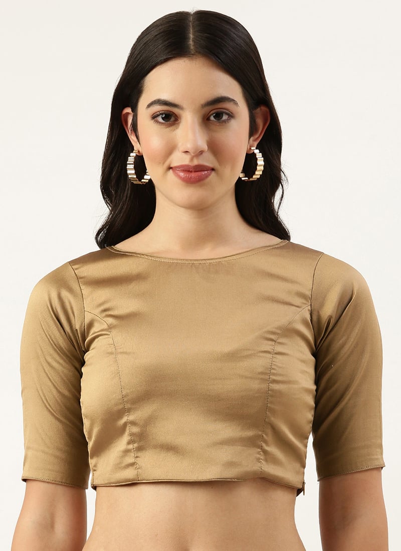 Prairie Sand Taffeta Blouse With Keyhole Work Wear