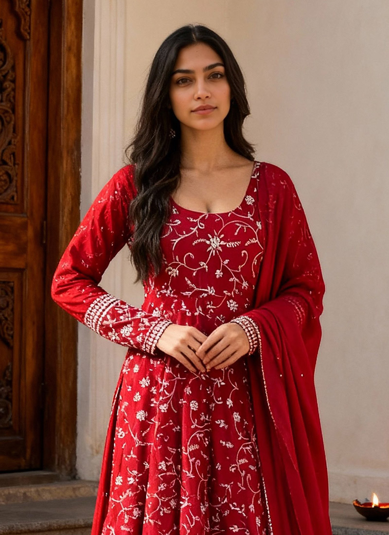 Rooh Designer Ready Made Anarkali Suit main image 0