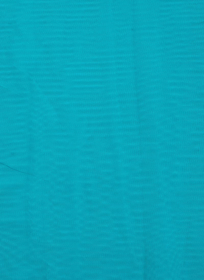 Buy Scuba Blue Net Fabric, Fabric, Blended Solids Online Shopping