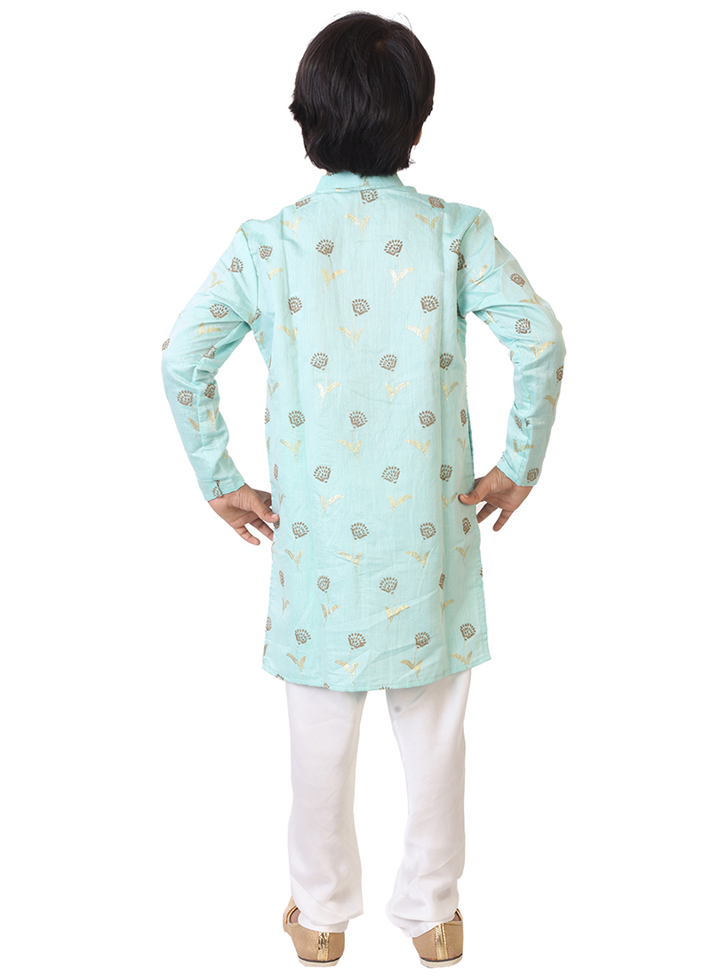 Boys Kurta-Pyjama with Coat Set main image 0