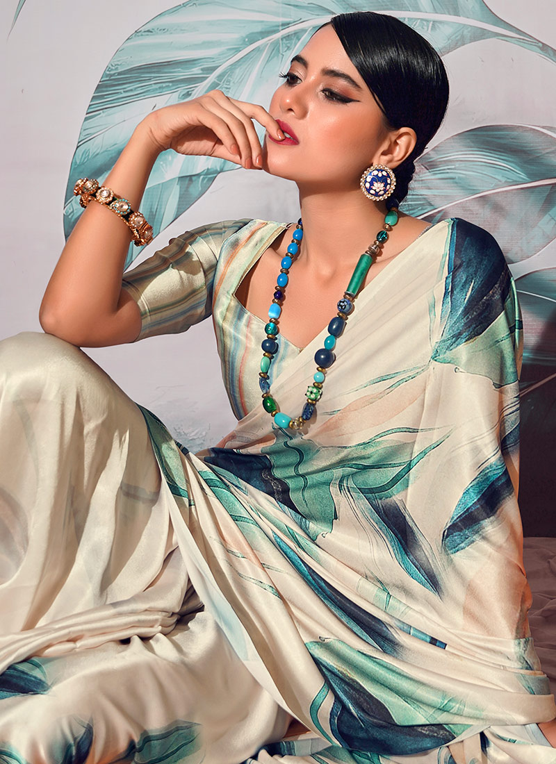 Crepe Digital Print Fabric | 5 Meter, 44 Inches, Unstitched Dress Material