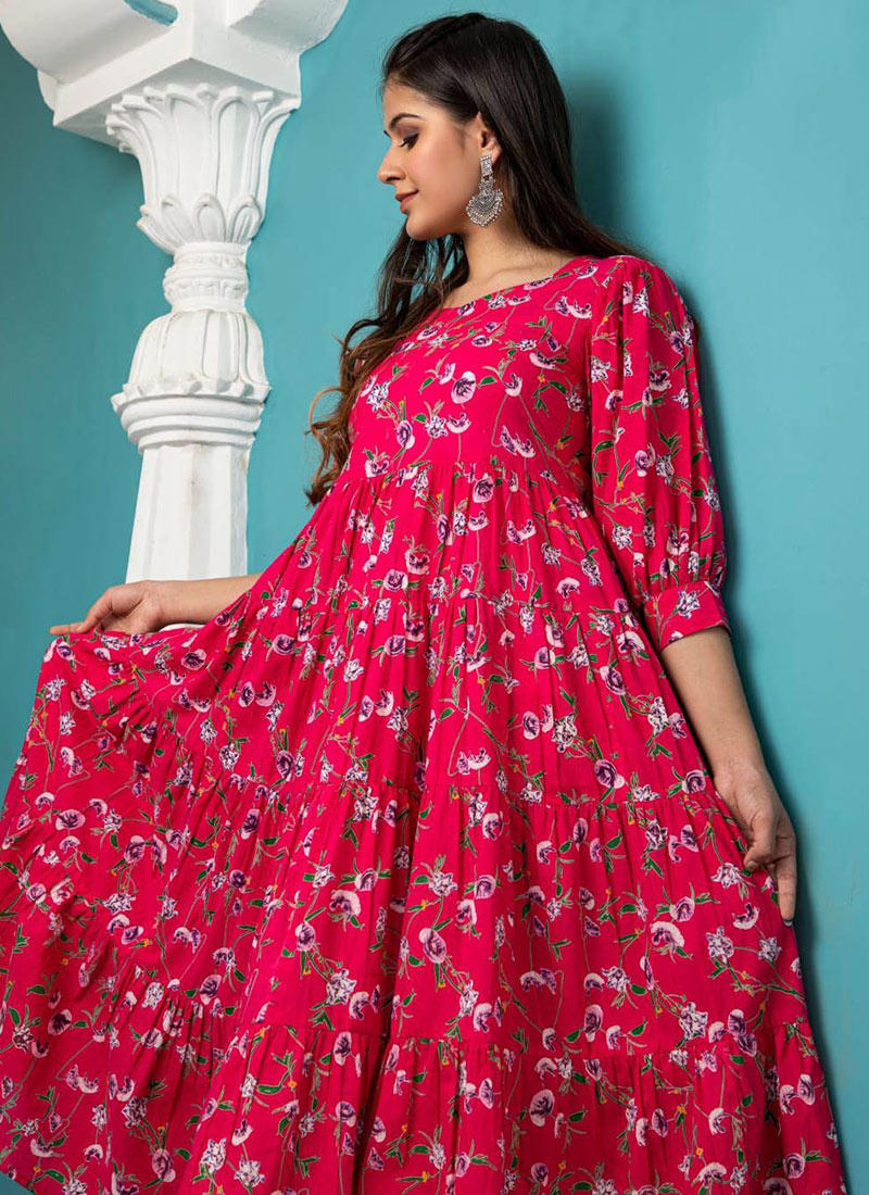 Formal Wear Printed Women Dresses and Gown