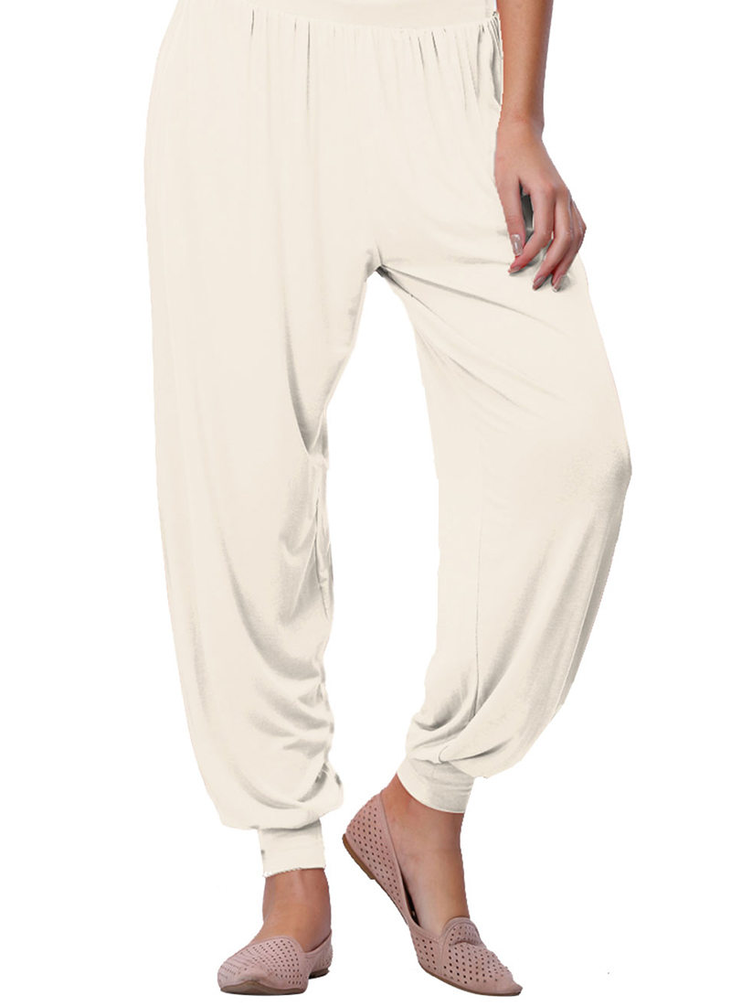 Buy Go Colors Off White Viscose Harem Pant, After Six, harem pant