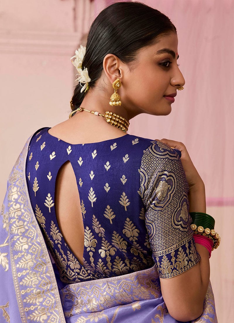 Lavender Gentle Radiance Saree main image 1