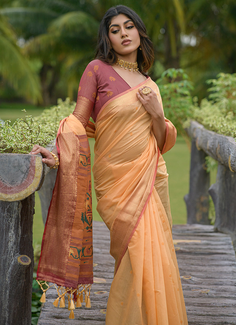 Purchase Linen sarees online Linen saree styles online Online Linen