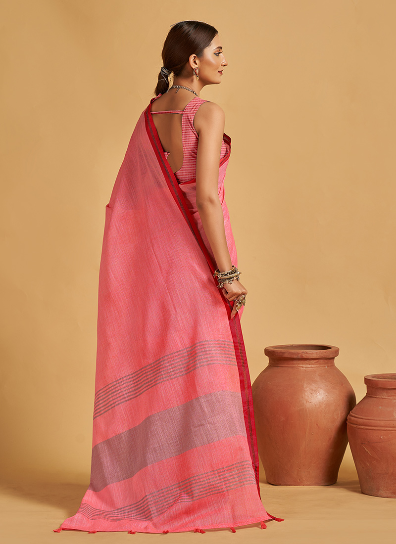 Purchase Linen sarees online Linen saree styles online Online Linen