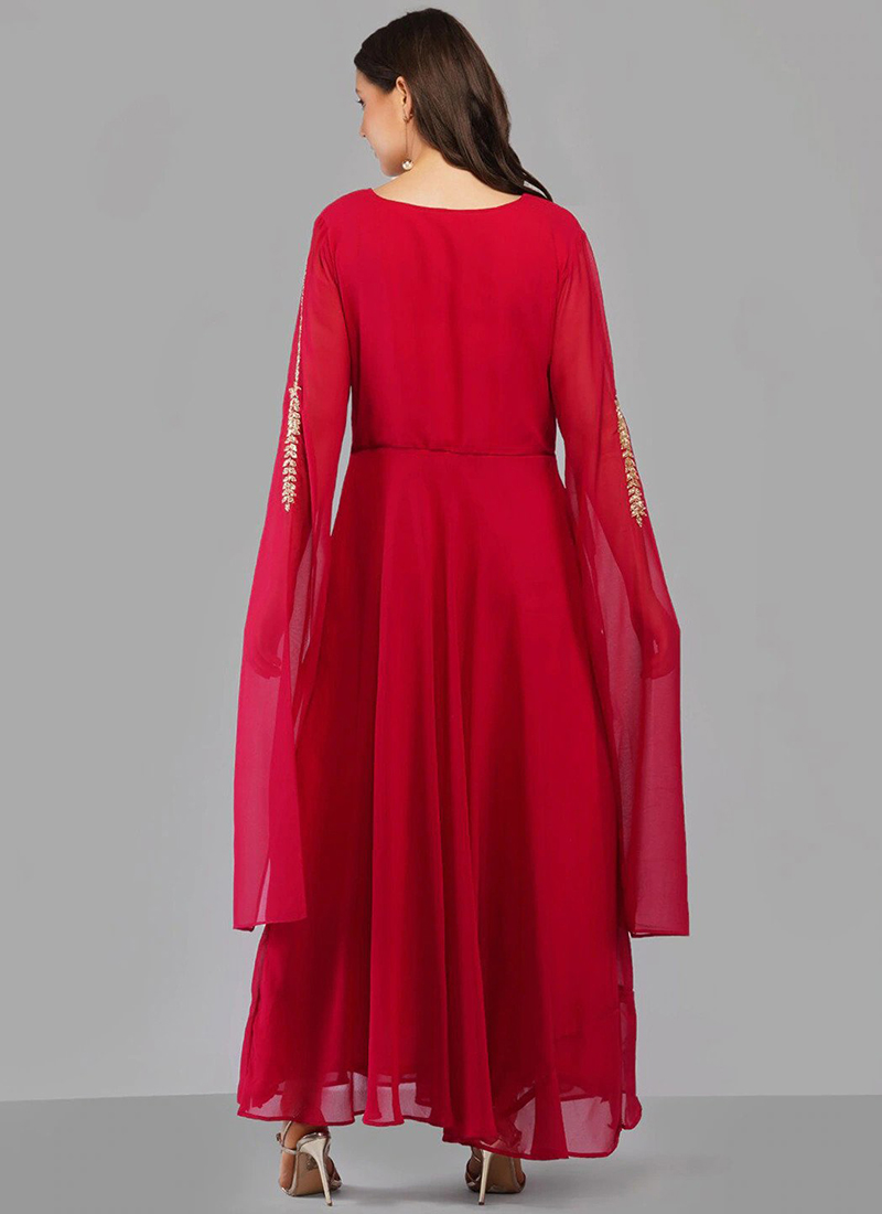 Rust Kurta Cotton Chudidaar