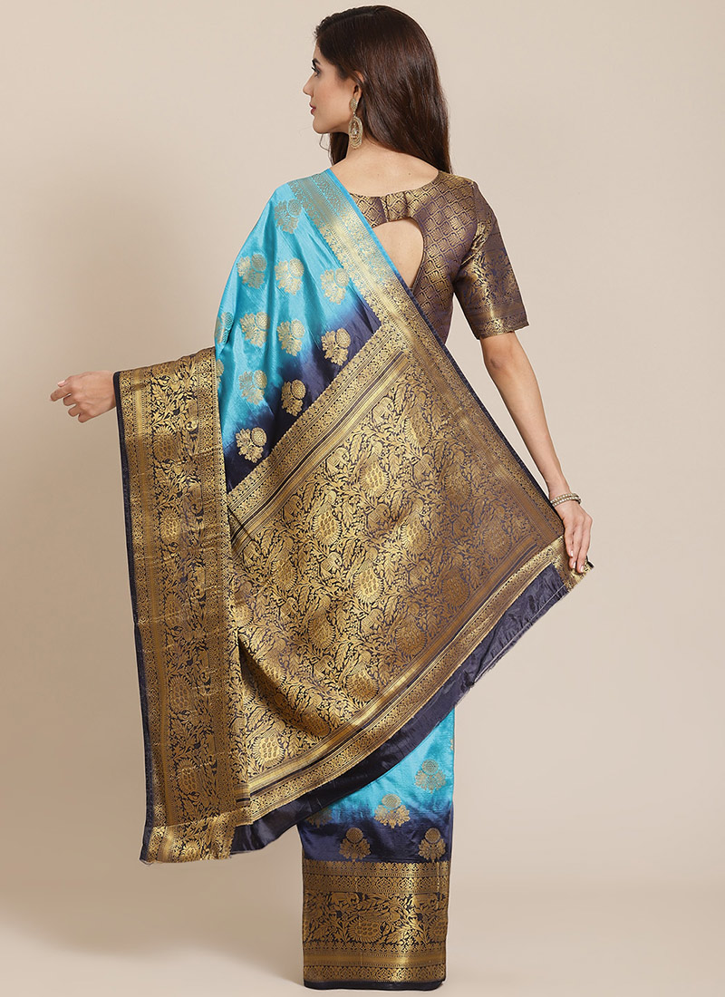 Cotton Silk Sarees with Jacquard Silk Borders A19 main image 0