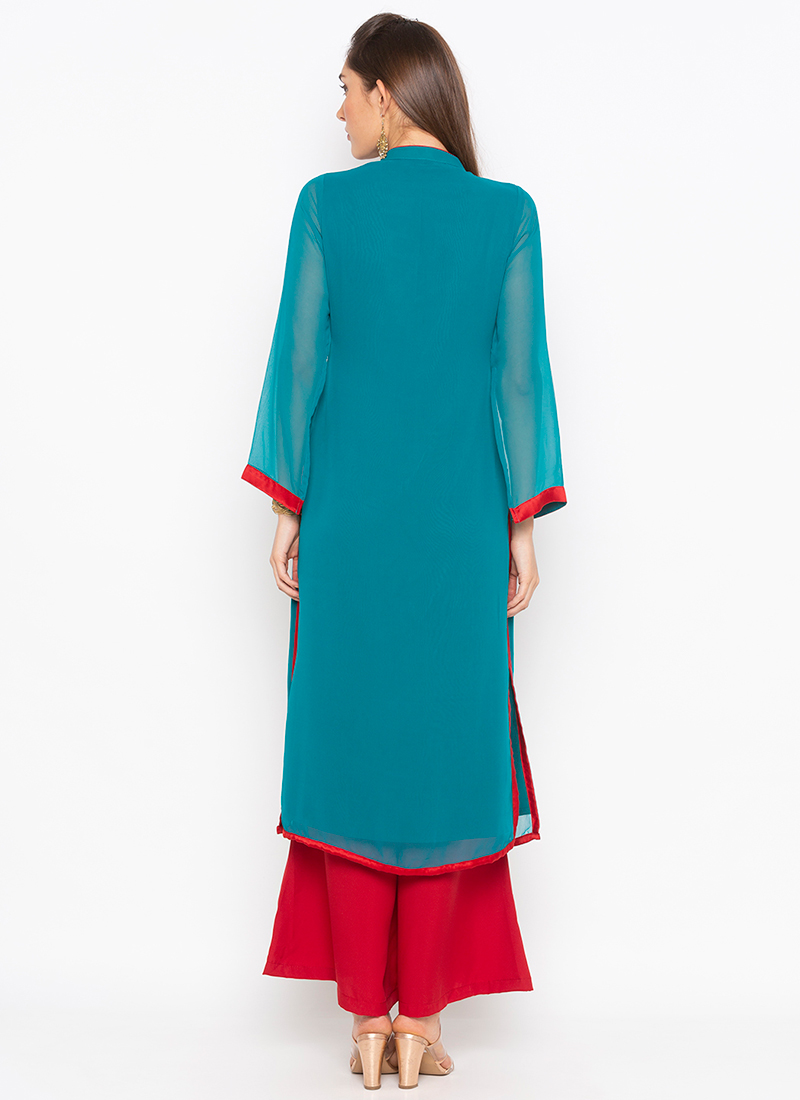 Blue Aaayat Kurta Set main image 1