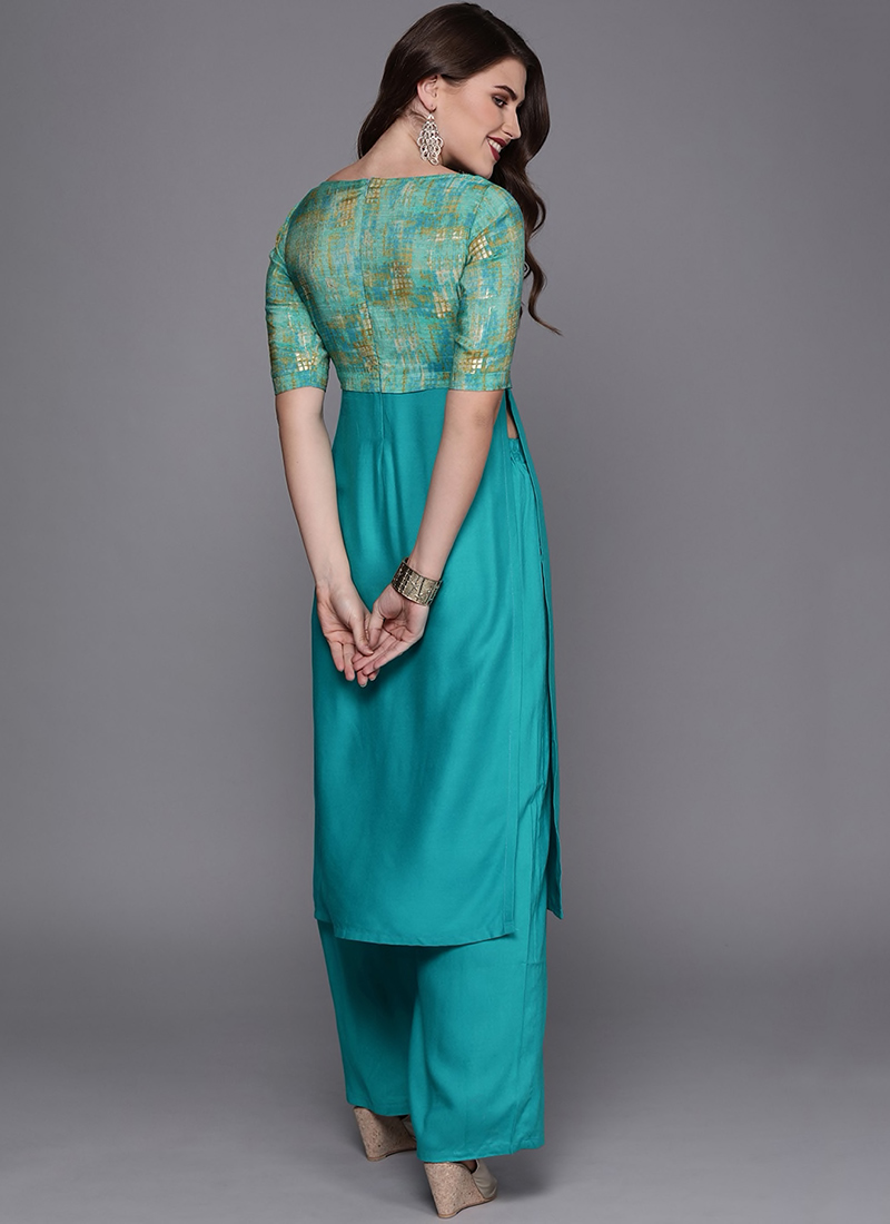 boat neck kurta pattern