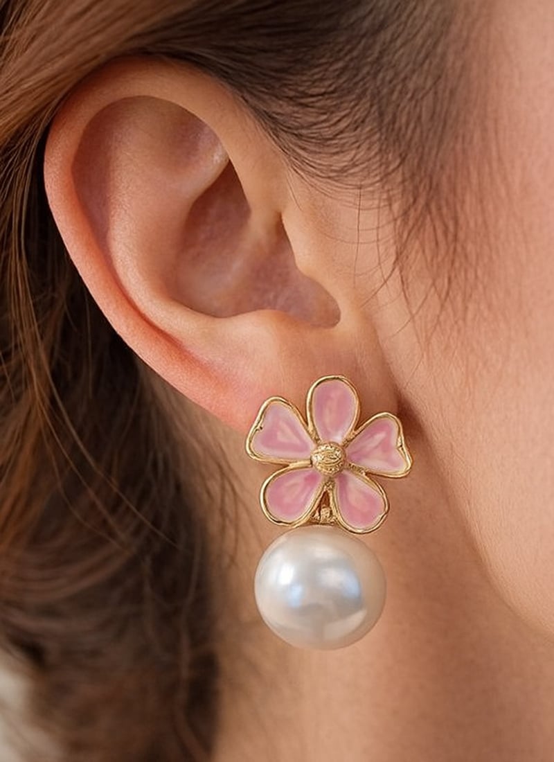 Pristine White Classic Studs After Six Wear