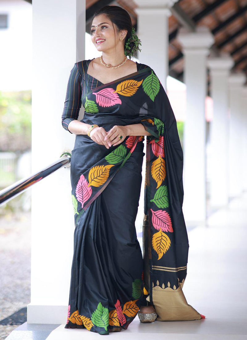 Pure Silk Woven Design Saree Festive Wear