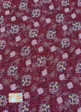 Wine Georgette Digital Printed Fabric