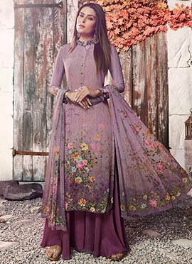 crepe salwar suit