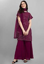 short suit with sharara