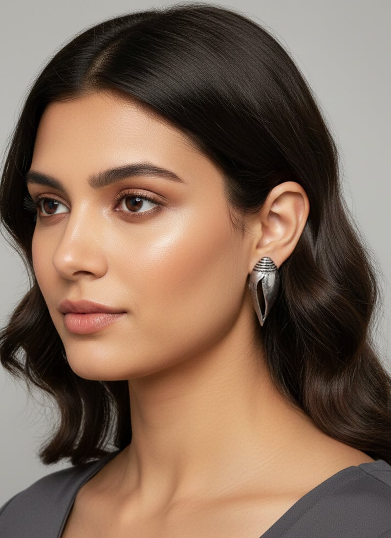 Radiant Silver Drop Earrings After Six Wear