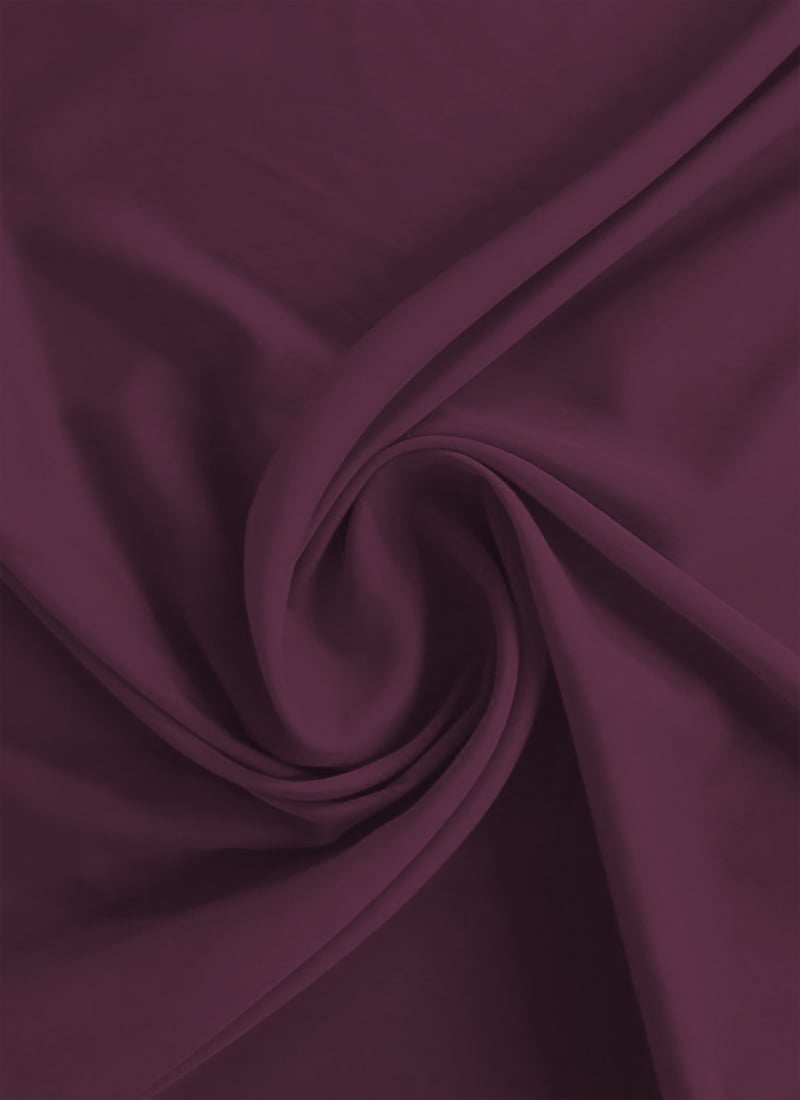 Raspberry Radiance Purple Crepe Fabric