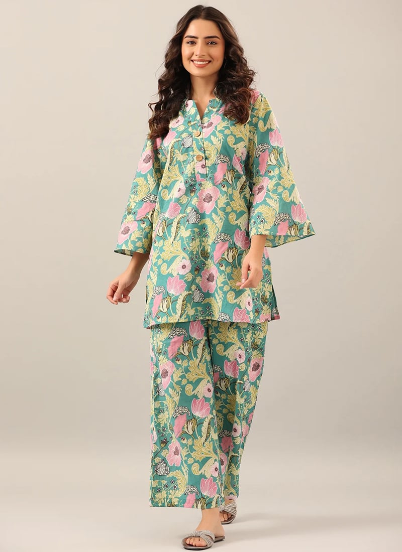 Ravishingly Printed Cotton Co ord Sets After Six Wear