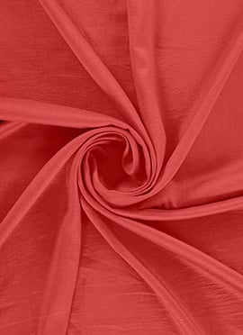 Dark Orange Art Silk Fabric