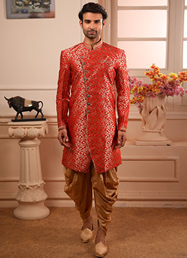 sherwani red