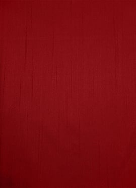 Red Art Silk Solid Fabric