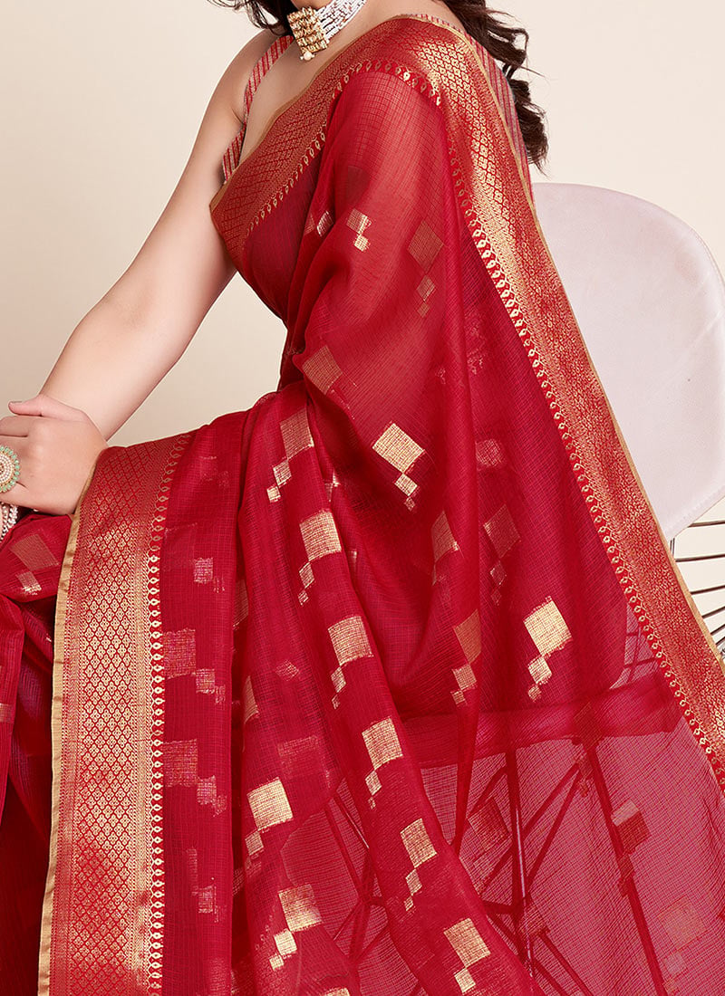 Wholesale Quantity Pure Cotton Kota Saree With Block Printed Design Order Sample main image 1
