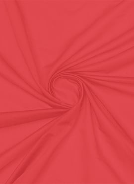 Red Cotton Plain Fabric