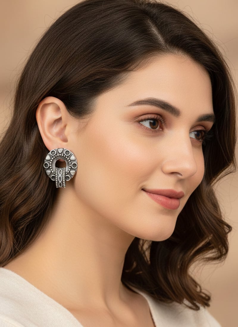 Refined Silver Drop Earrings After Six Wear