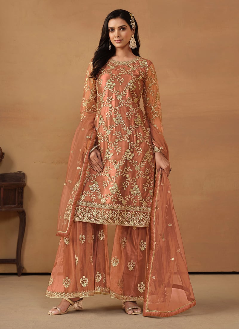 Regal Net Embroidered Pakistani Suit Party Wear